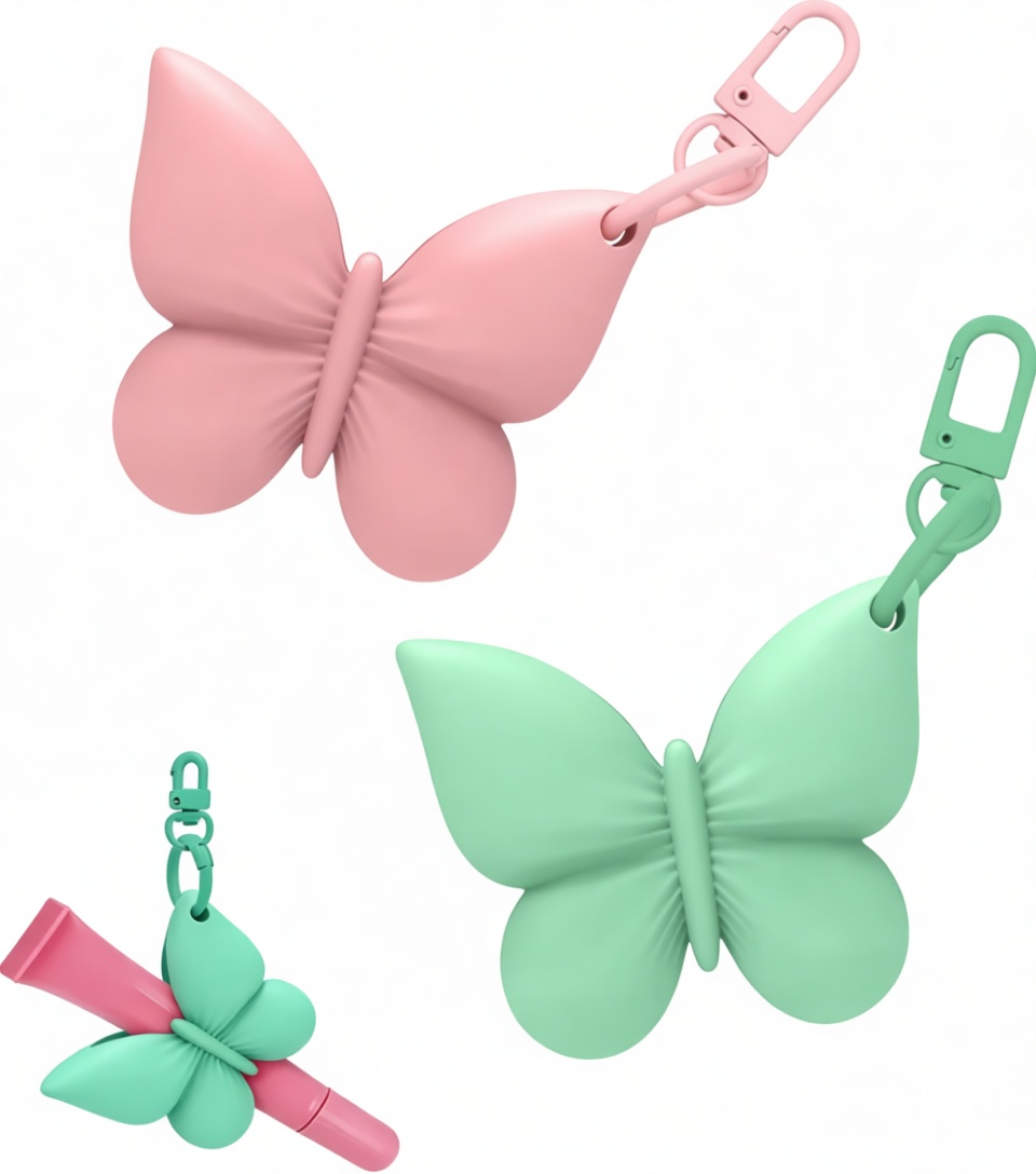 Butterfly Keychain Figurines free 3D printable STL