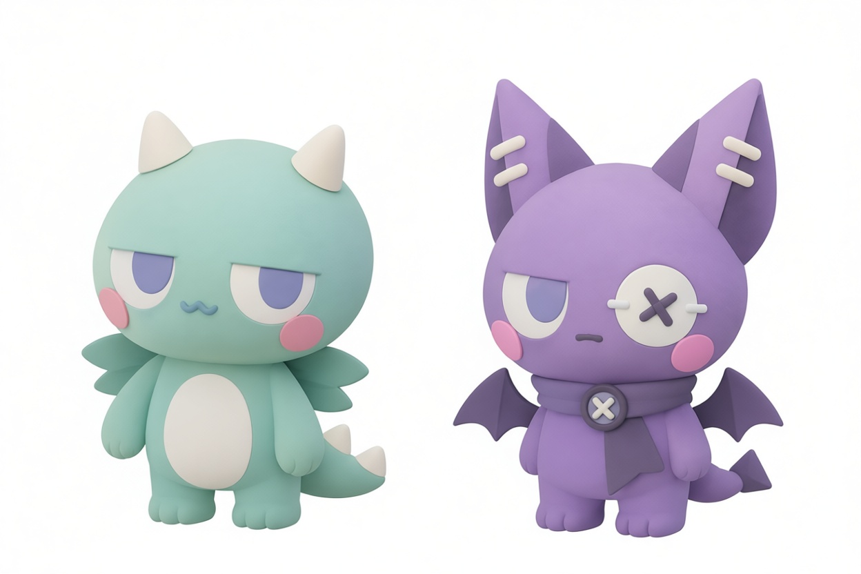 Kuro Majin Plush Figurines free 3D printable STL