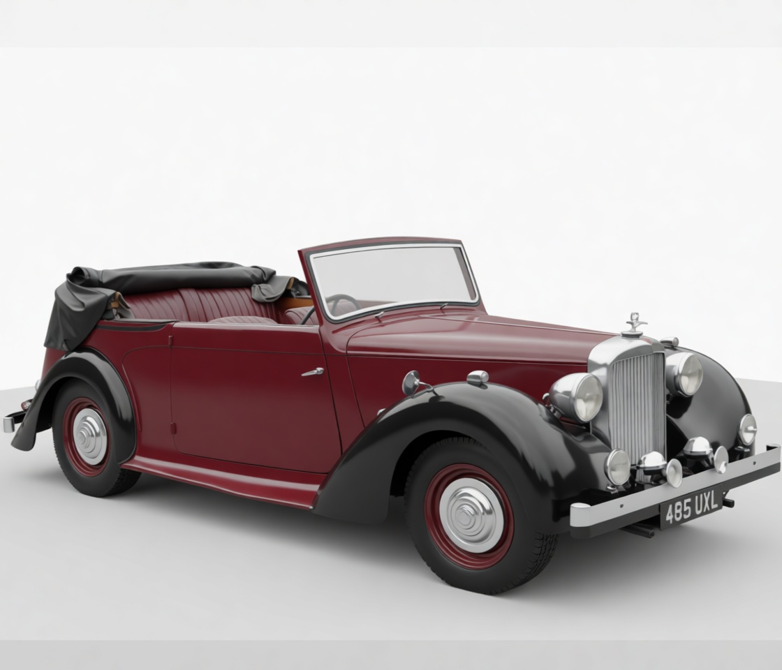 Bentley Mark VI Convertible Model free 3D printable STL