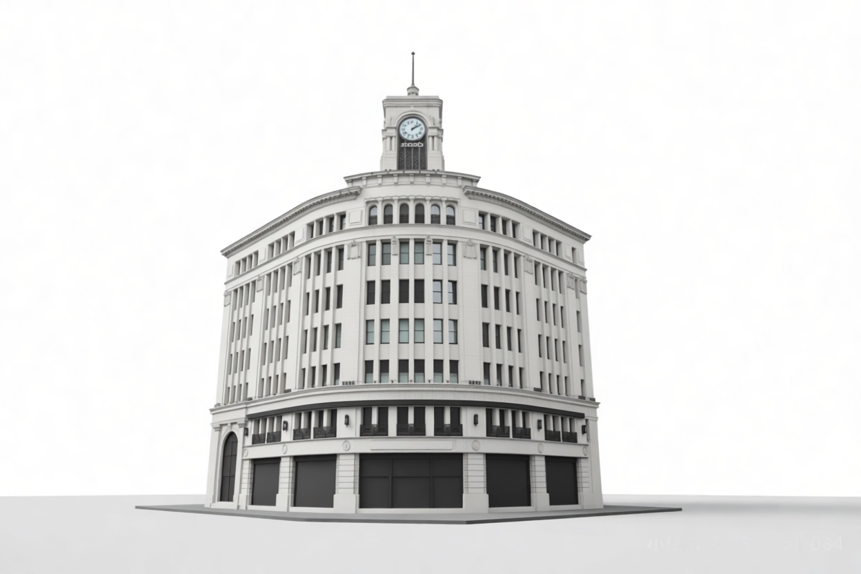 Wako Clock Tower Model free 3D printable STL