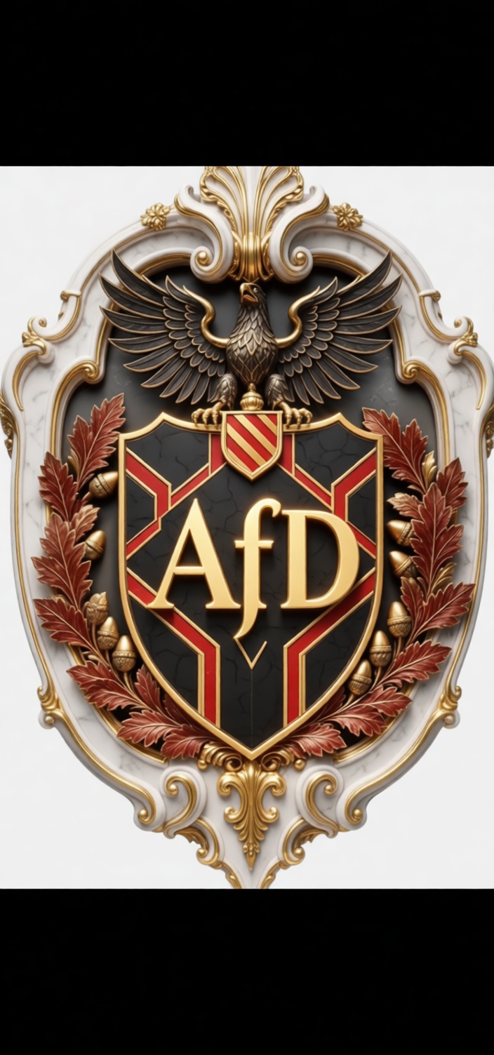 AfD Heraldic Shield free 3D printable STL