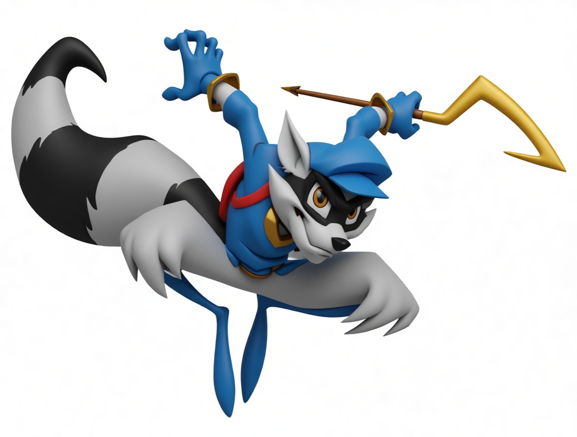 Sly Cooper Figurine free 3D printable STL