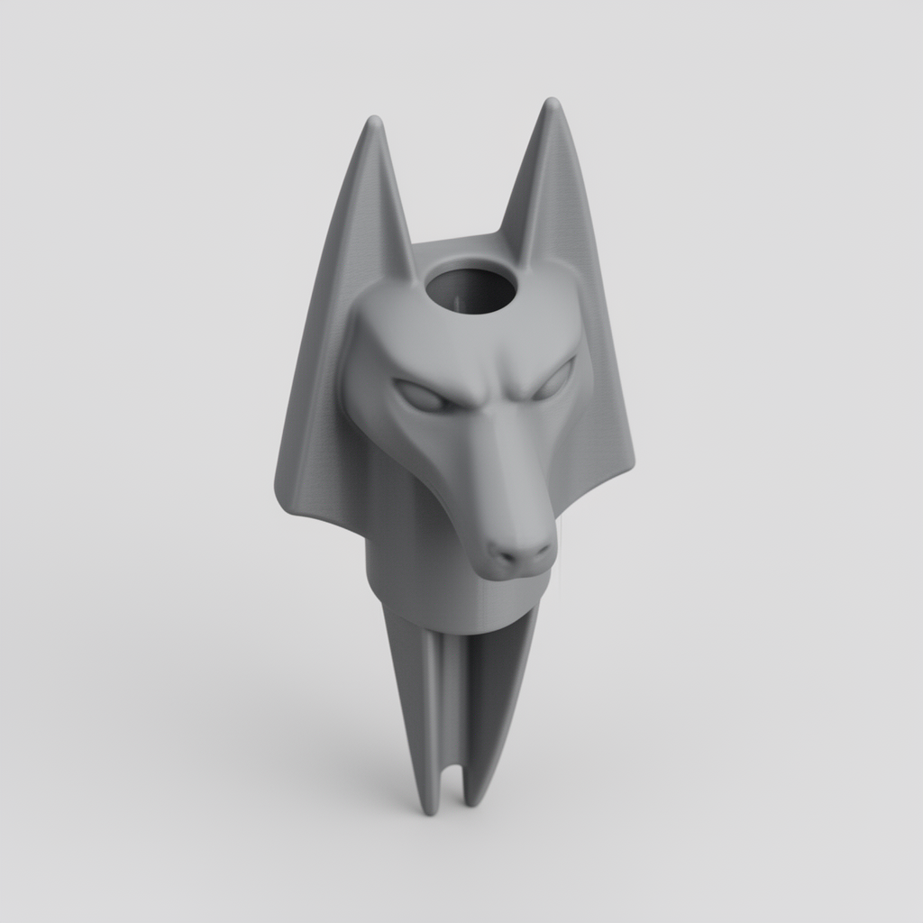Anubis Head Watering Spike free 3D printable STL
