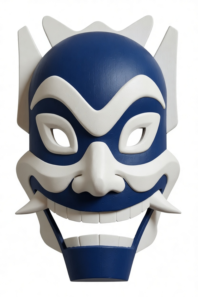 Japanese Oni Mask free 3D printable STL