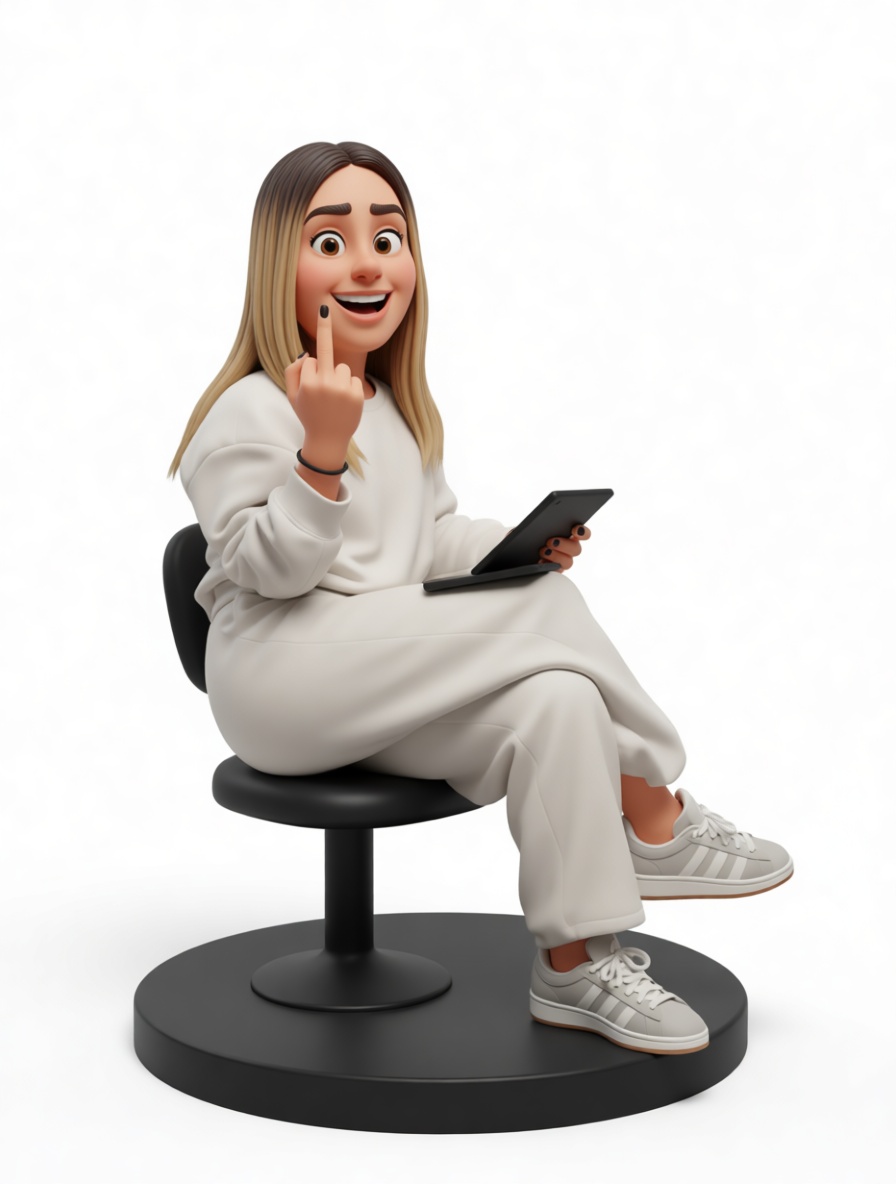 Casual Woman Figurine free 3D printable STL