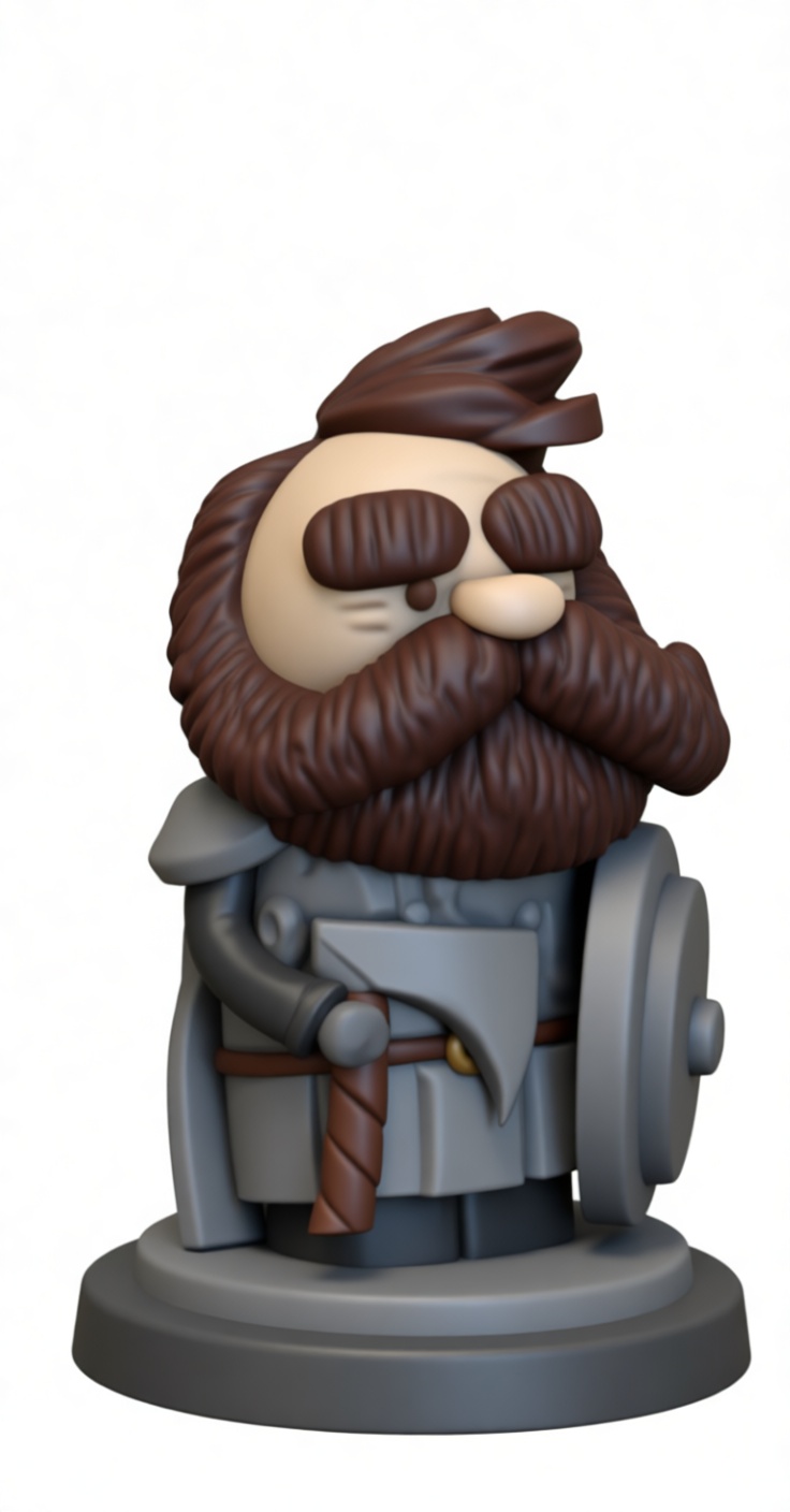 Viking Warrior Figurine free 3D printable STL