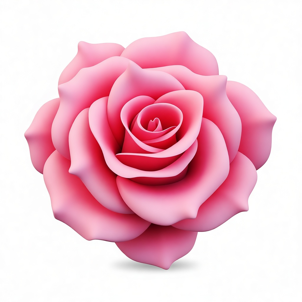 Pink Rose Flower Model free 3D printable STL