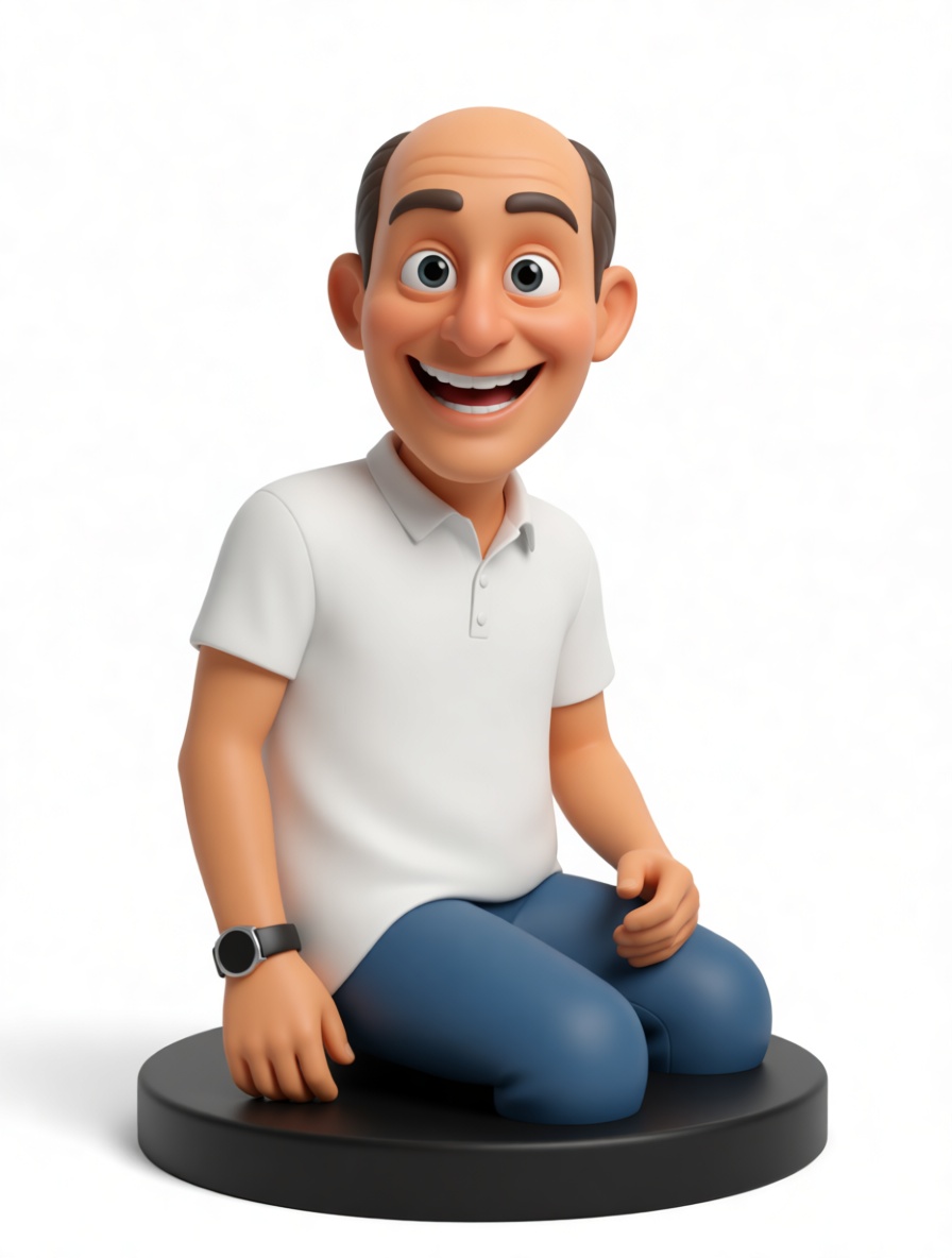 Smiling Man Figurine free 3D printable STL