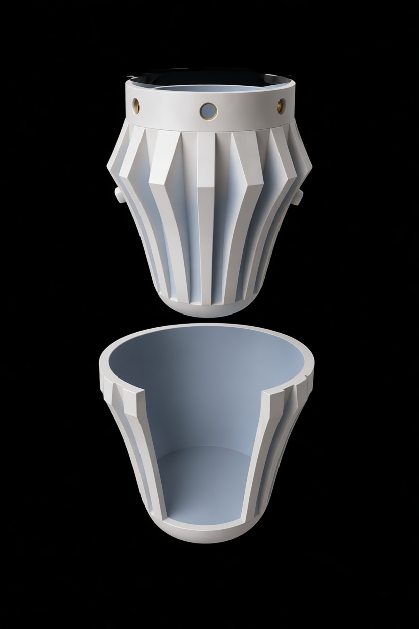 Geometric Planter Pot free 3D printable STL