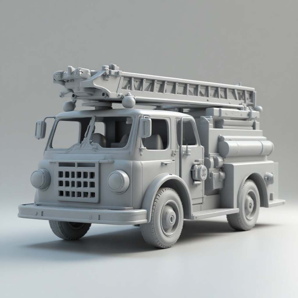 Fire Engine Model free 3D printable STL