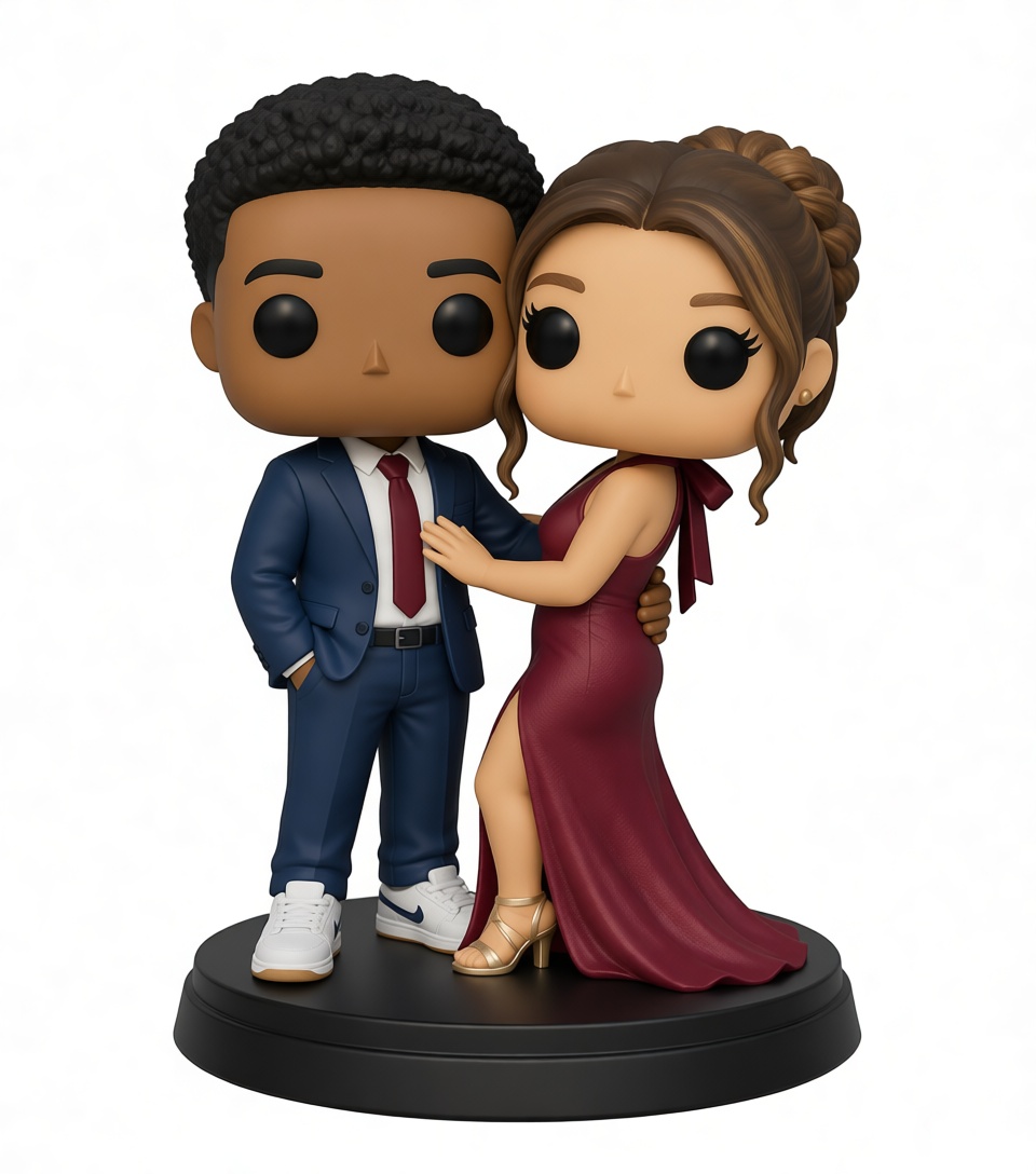 Couple Formal Figurine free 3D printable STL