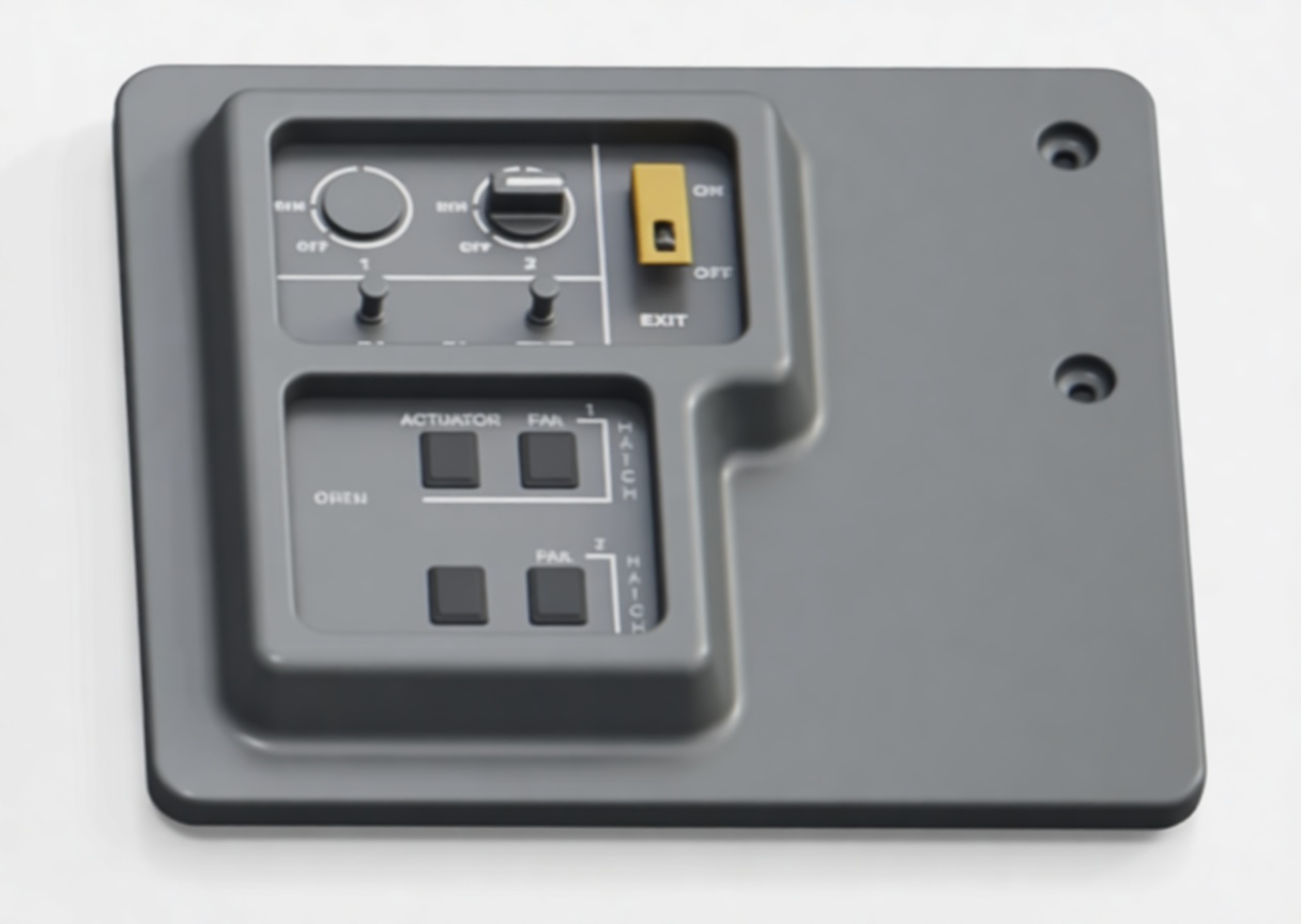 Starship Bridge Control Panel free 3D printable STL