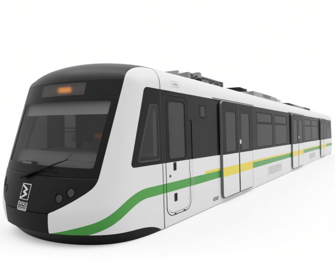 City Light Rail Model free 3D printable STL