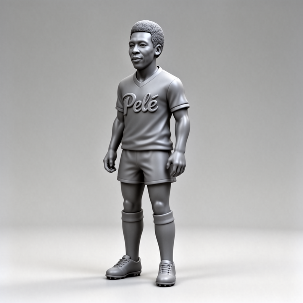 Pele Figurine with Inscription free 3D printable STL