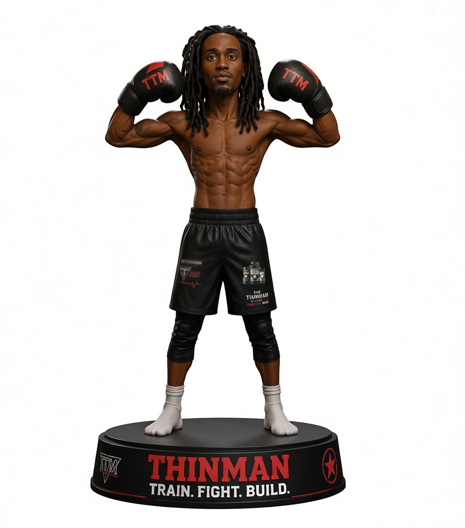 Thinman Boxer Figurine free 3D printable STL