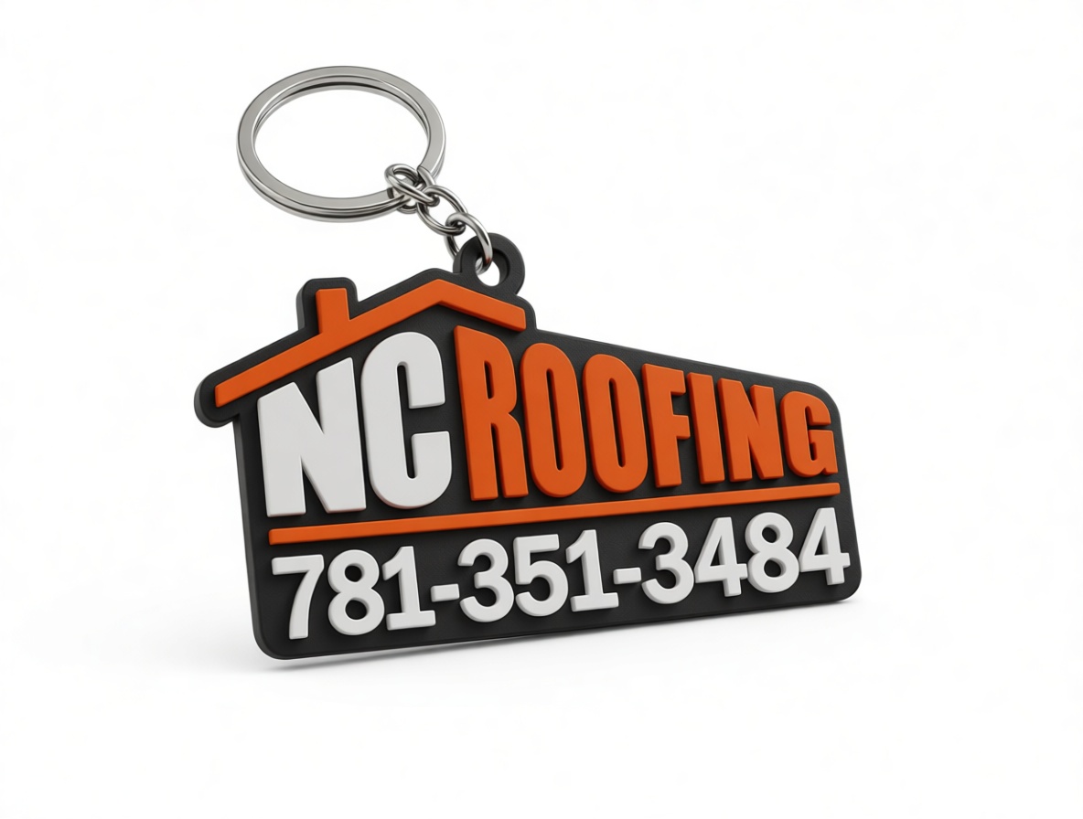 NC Roofing Keychain free 3D printable STL