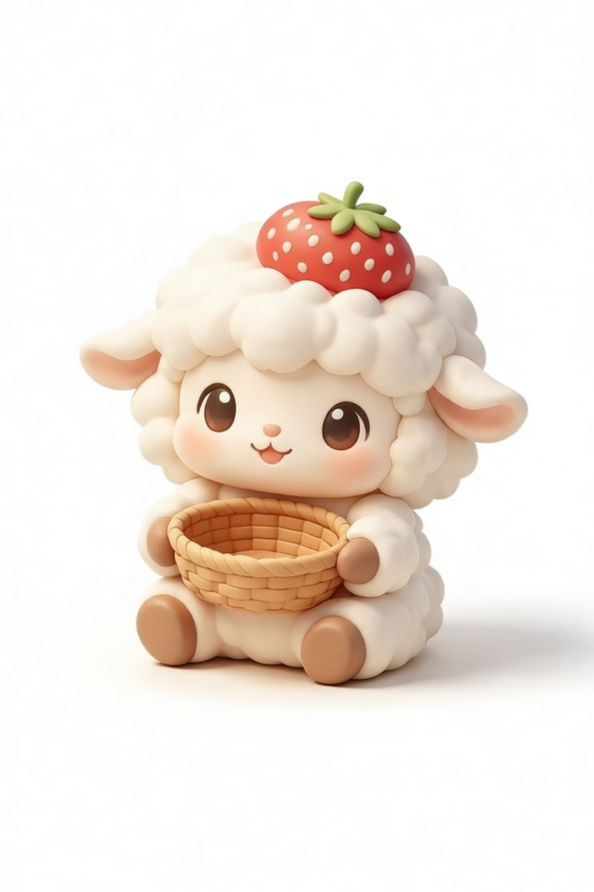 Cute Lamb Figurine free 3D printable STL