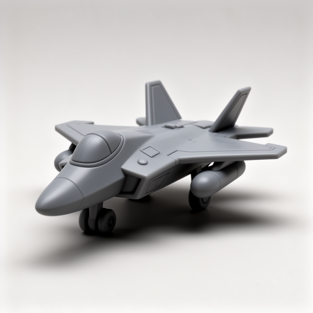 F-22 Raptor Toy Model free 3D printable STL