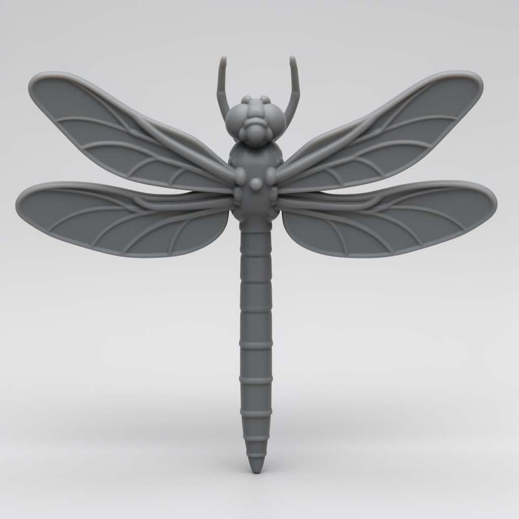 Dragonfly Figurine free 3D printable STL