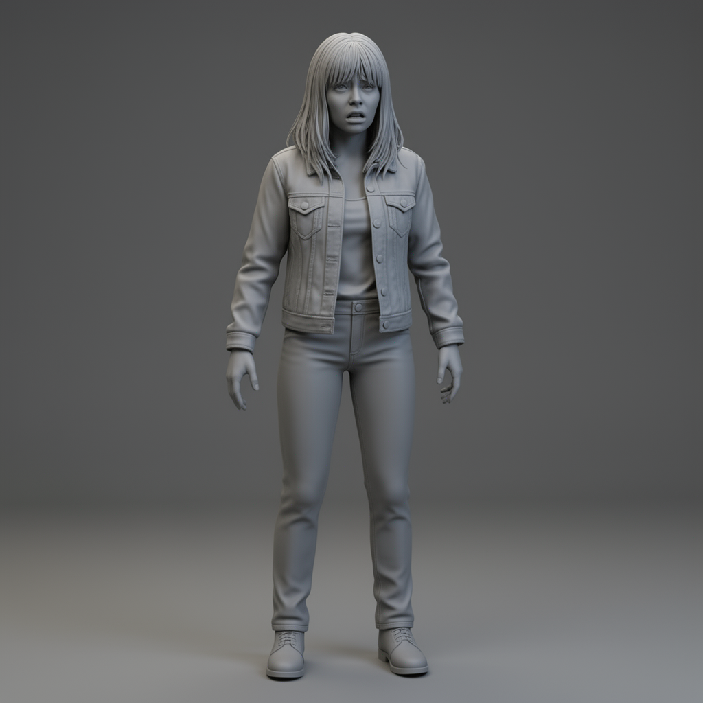 Neve Campbell Figurine free 3D printable STL