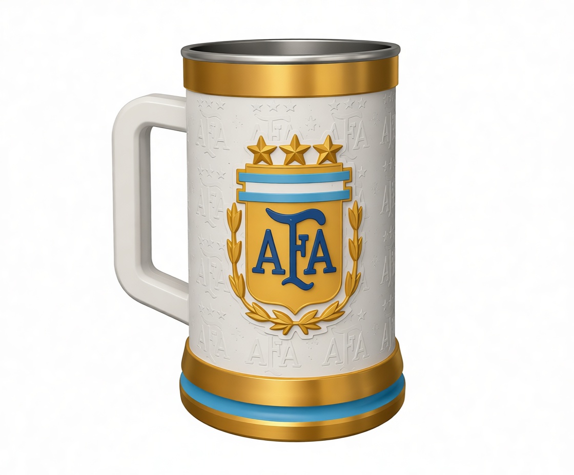Argentina Football Association Mug free 3D printable STL