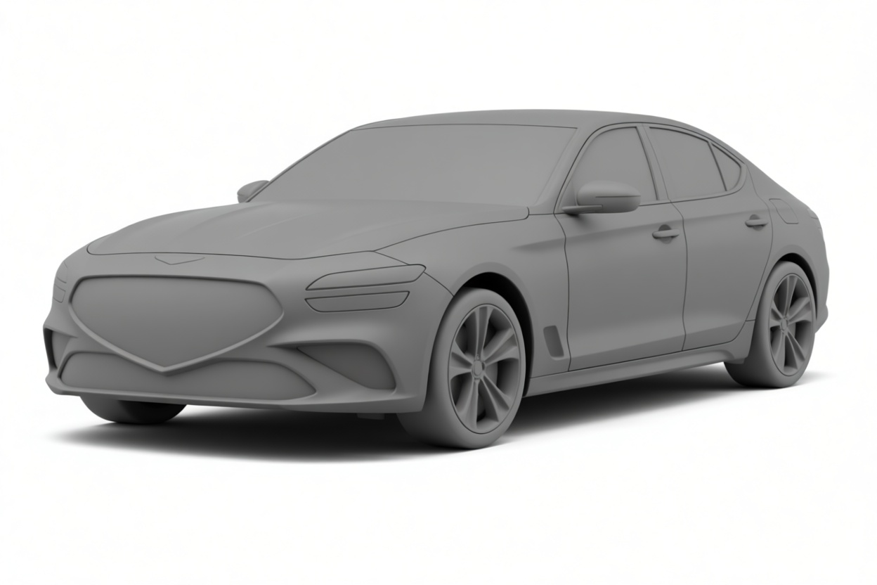 Genesis G70 Sedan Model free 3D printable STL
