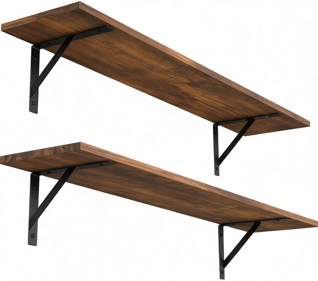 Wall Mounted Shelf Bracket free 3D printable STL