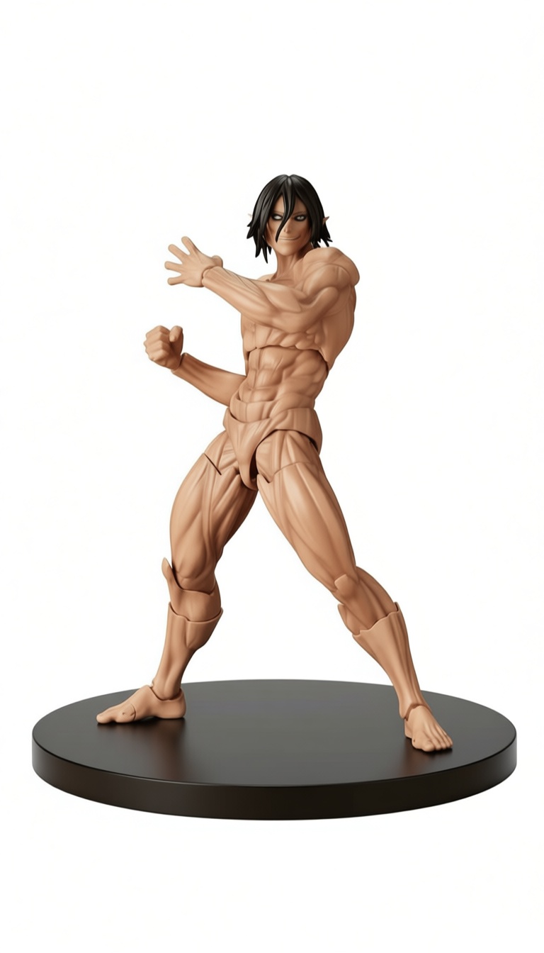 Eren Yeager Figurine free 3D printable STL