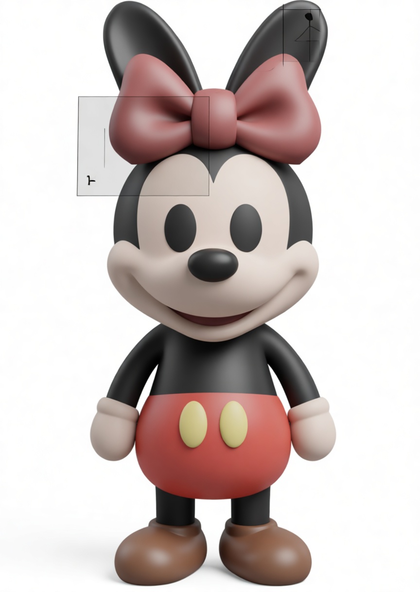 Minnie Mouse Figurine free 3D printable STL
