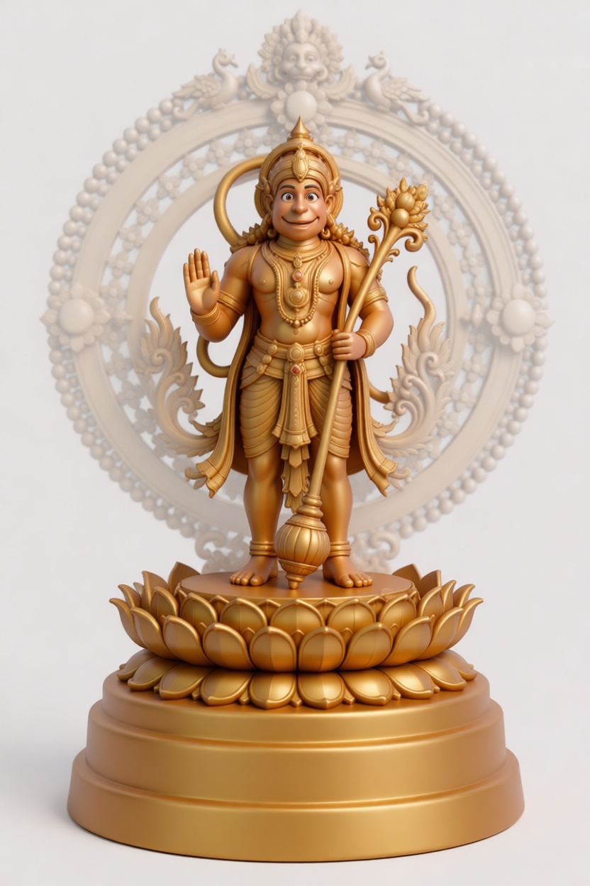 Hanuman Figurine free 3D printable STL