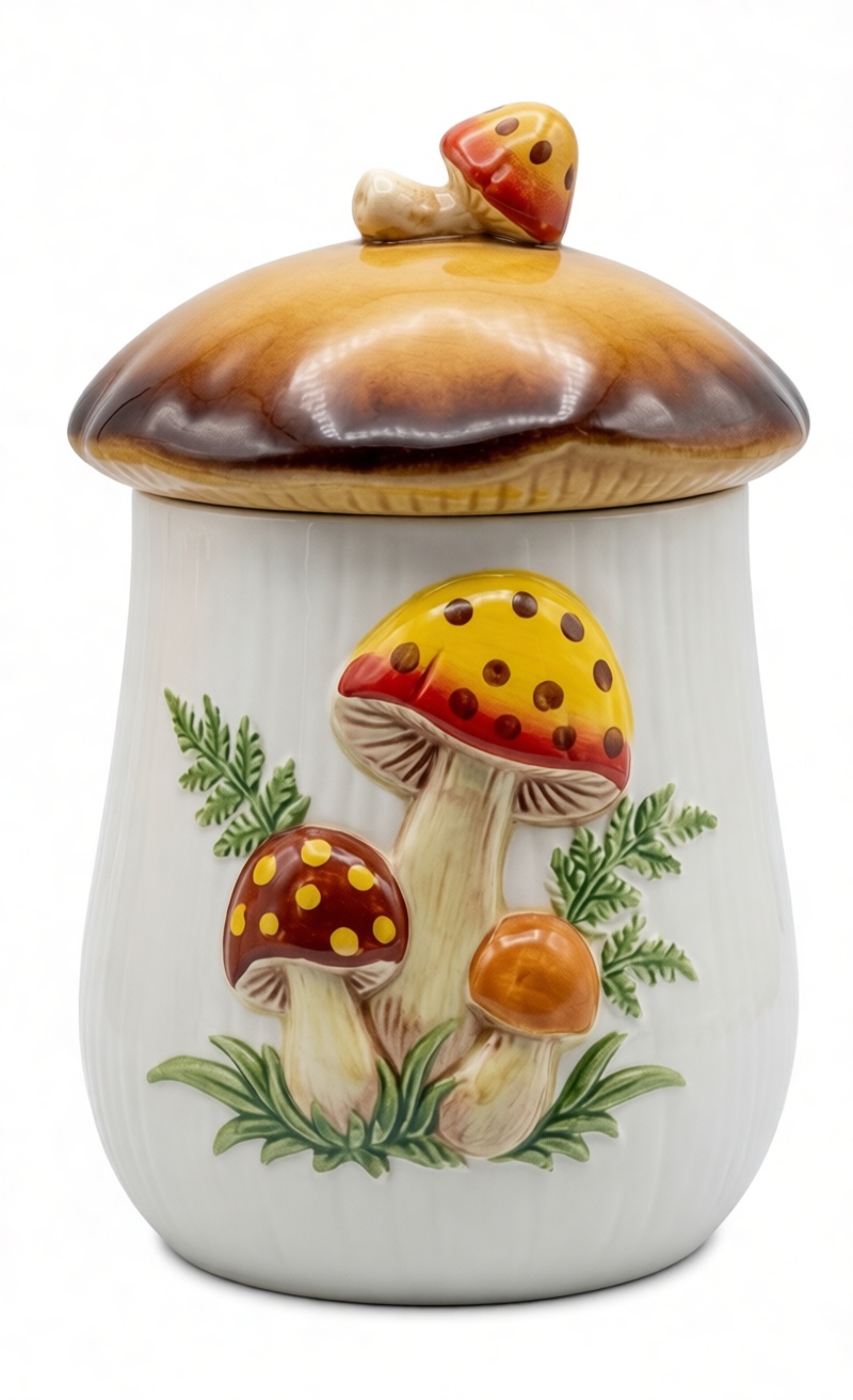 Mushroom Cookie Jar free 3D printable STL
