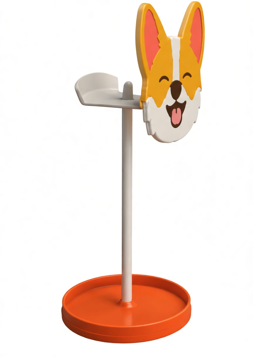 Corgi Head Stand free 3D printable STL