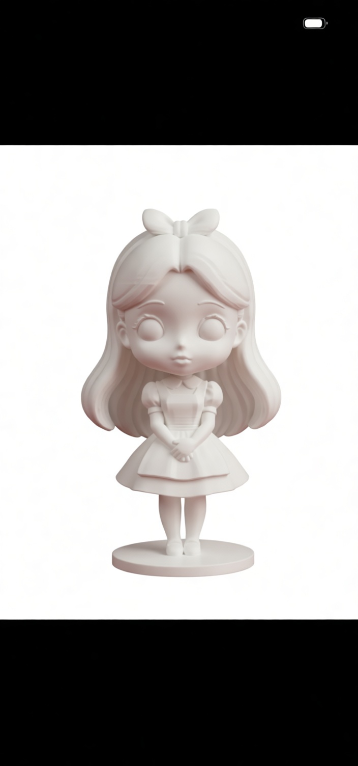 Alice Doll Figurine free 3D printable STL