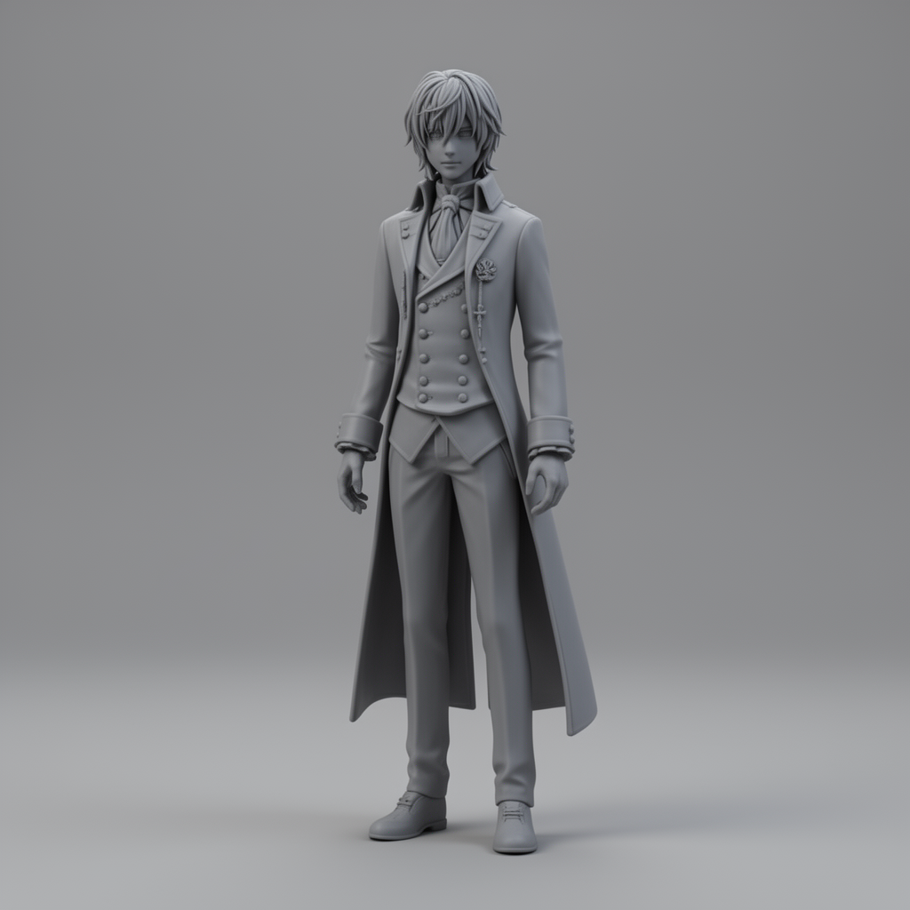 Ciel Phantomhive Figurine free 3D printable STL