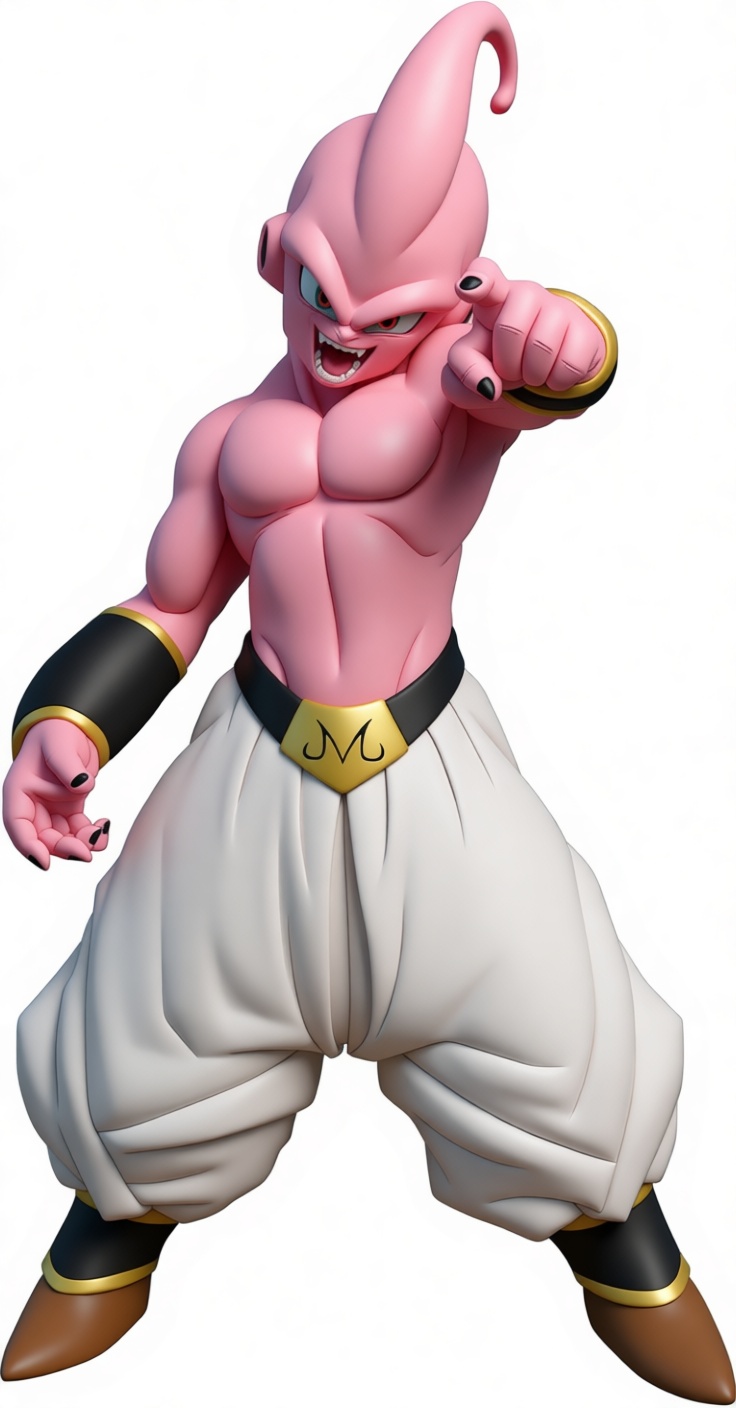 Majin Buu Figurine free 3D printable STL