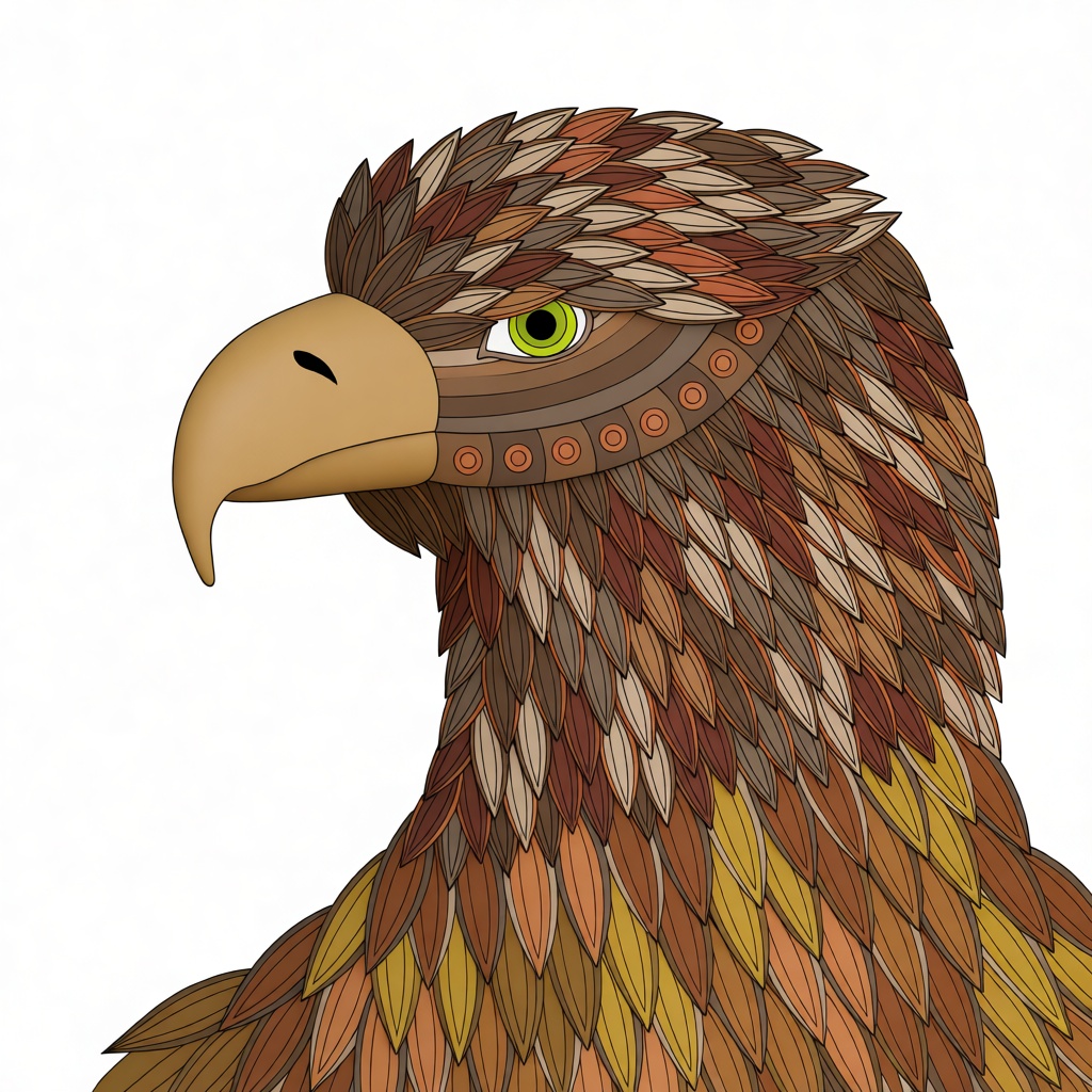 Eagle Head Sculpture free 3D printable STL