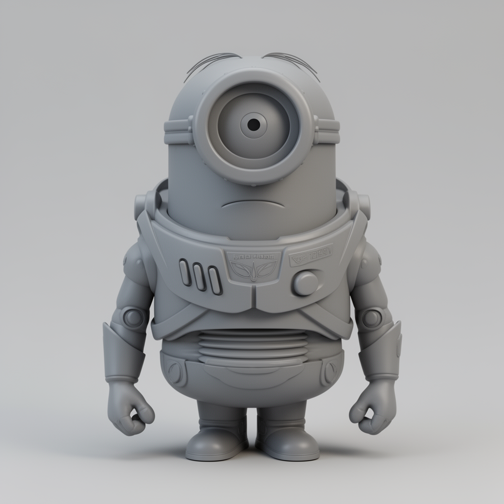 Minion Buzz Lightyear Figurine free 3D printable STL