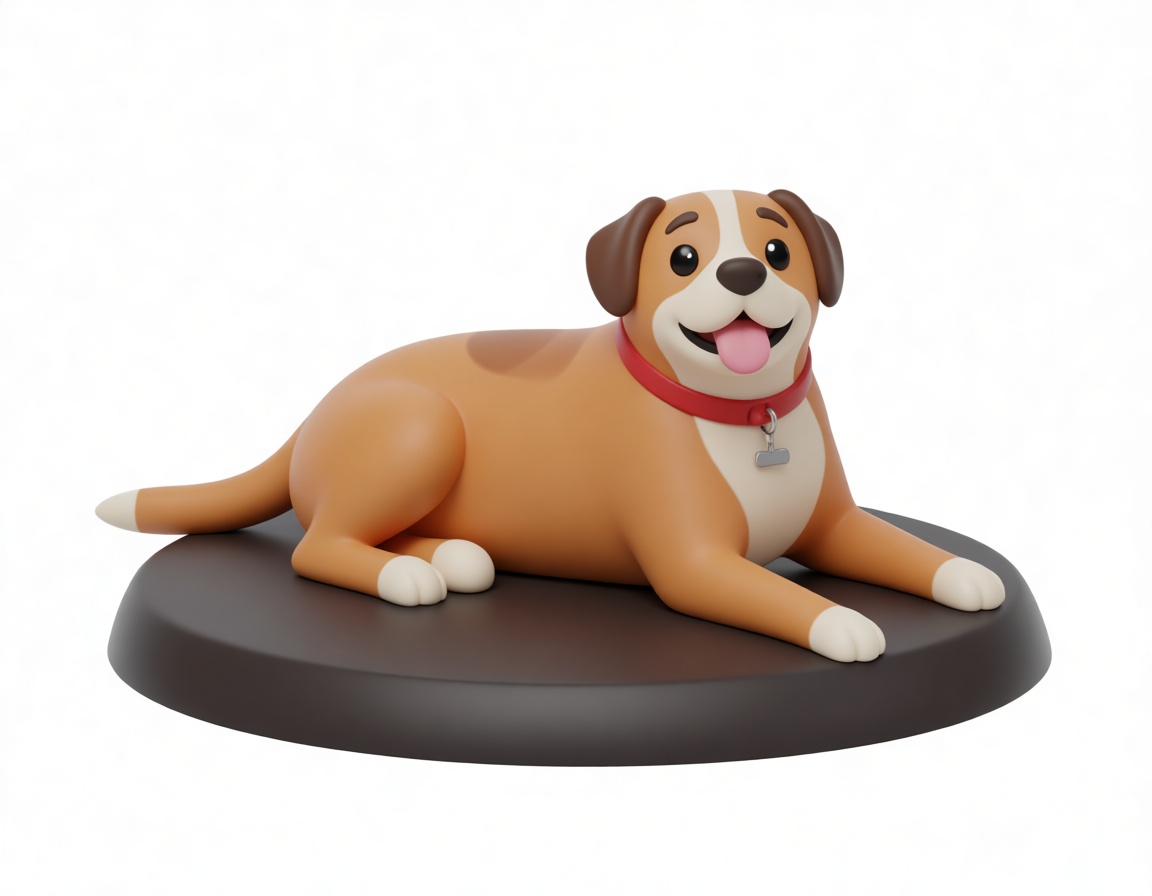 Cartoon Beagle Figurine free 3D printable STL