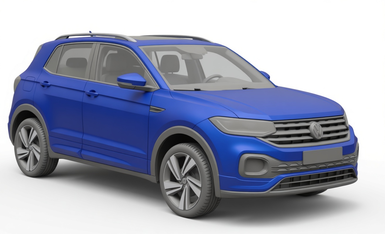 Volkswagen T-Cross Model free 3D printable STL