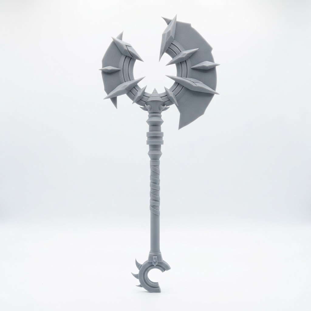Doom Eternal Crucible Axe free 3D printable STL