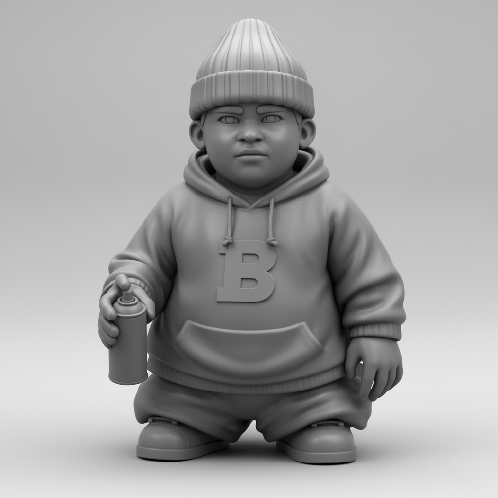 Chunky Boy Figurine free 3D printable STL