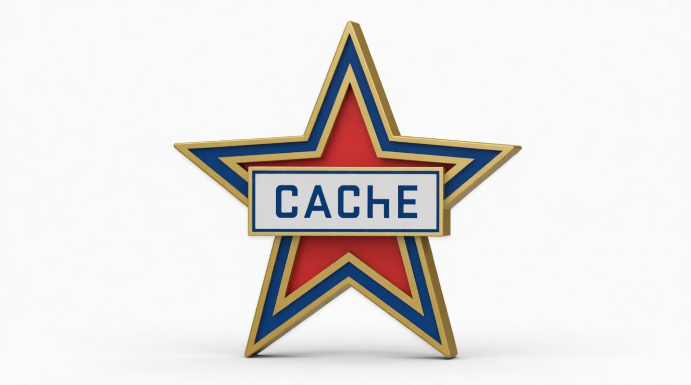 Cache Star Emblem free 3D printable STL