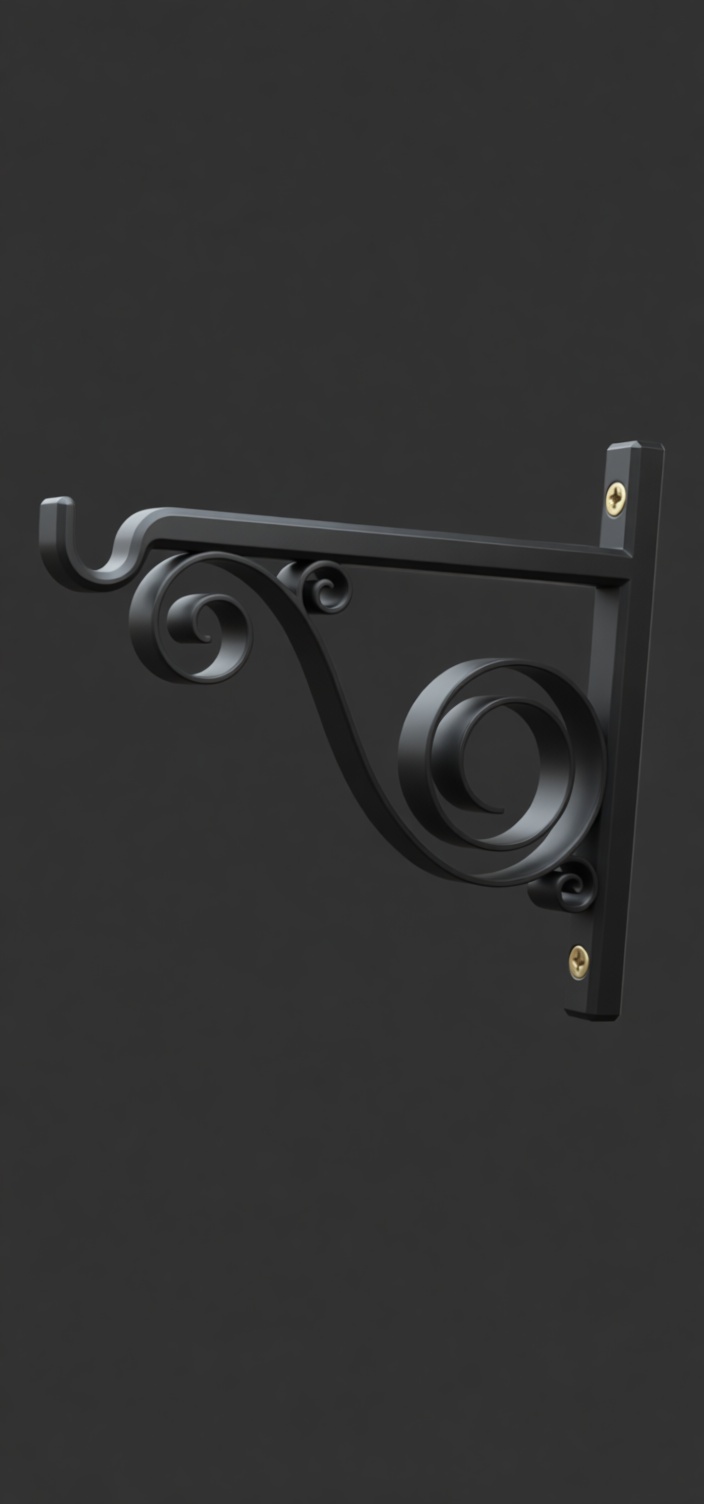Decorative Wall Hook Bracket free 3D printable STL