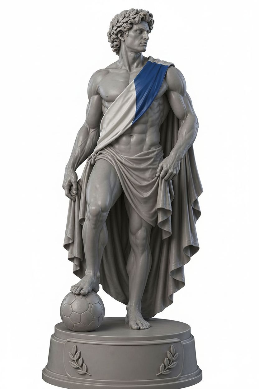 Classical Soccer Statue free 3D printable STL