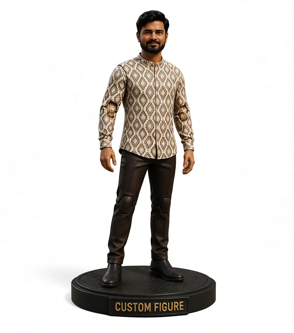 Custom Male Figurine free 3D printable STL