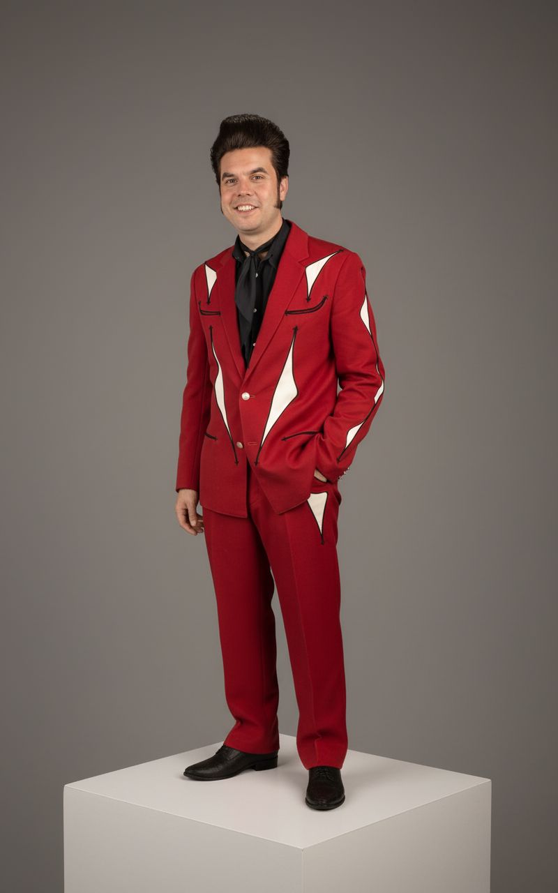 Retro Red Suit Model free 3D printable STL