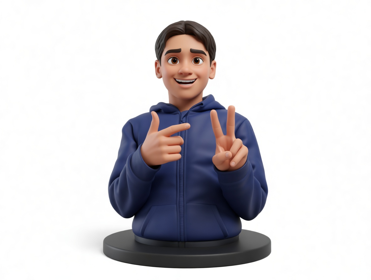 Teen Boy Bust free 3D printable STL