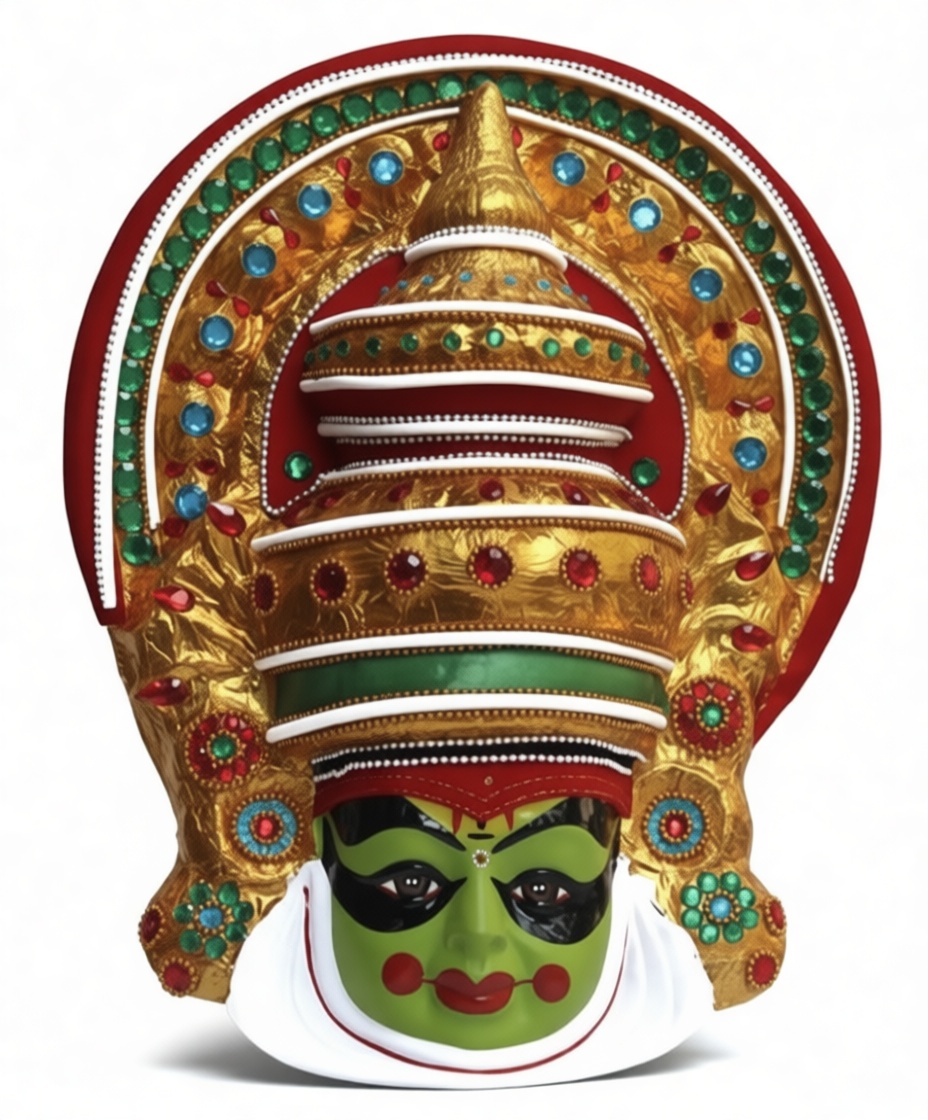 Kathakali Performer Bust free 3D printable STL