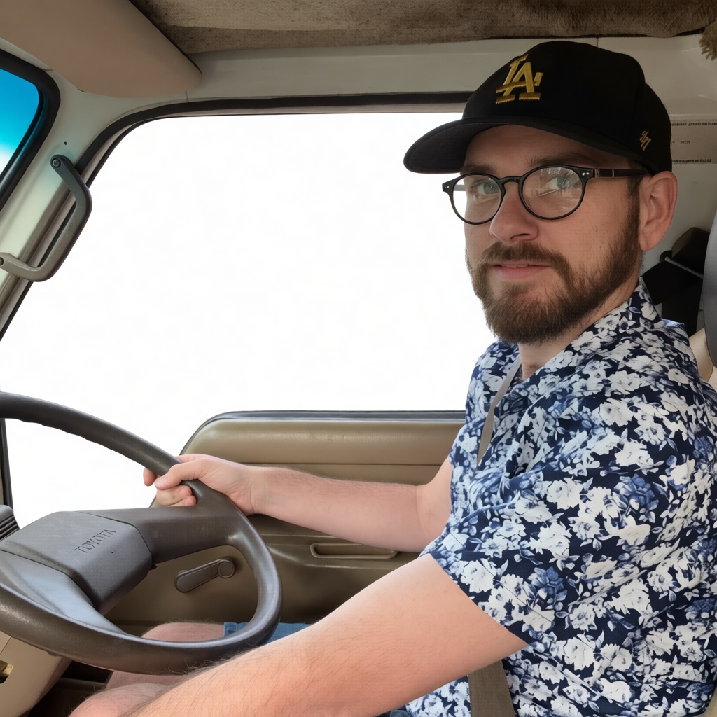 Man Driving Car free 3D printable STL