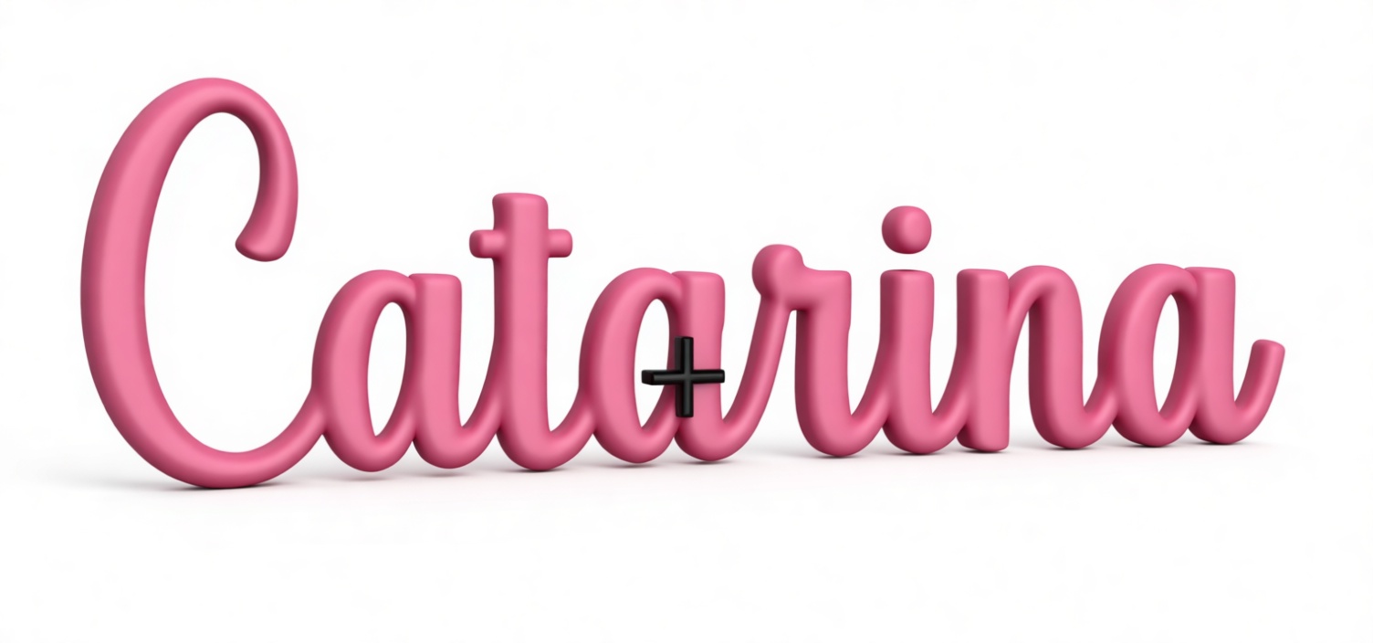 Catarina Name Sign free 3D printable STL
